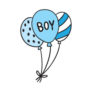 Biscuit Baby Garçon Ballon