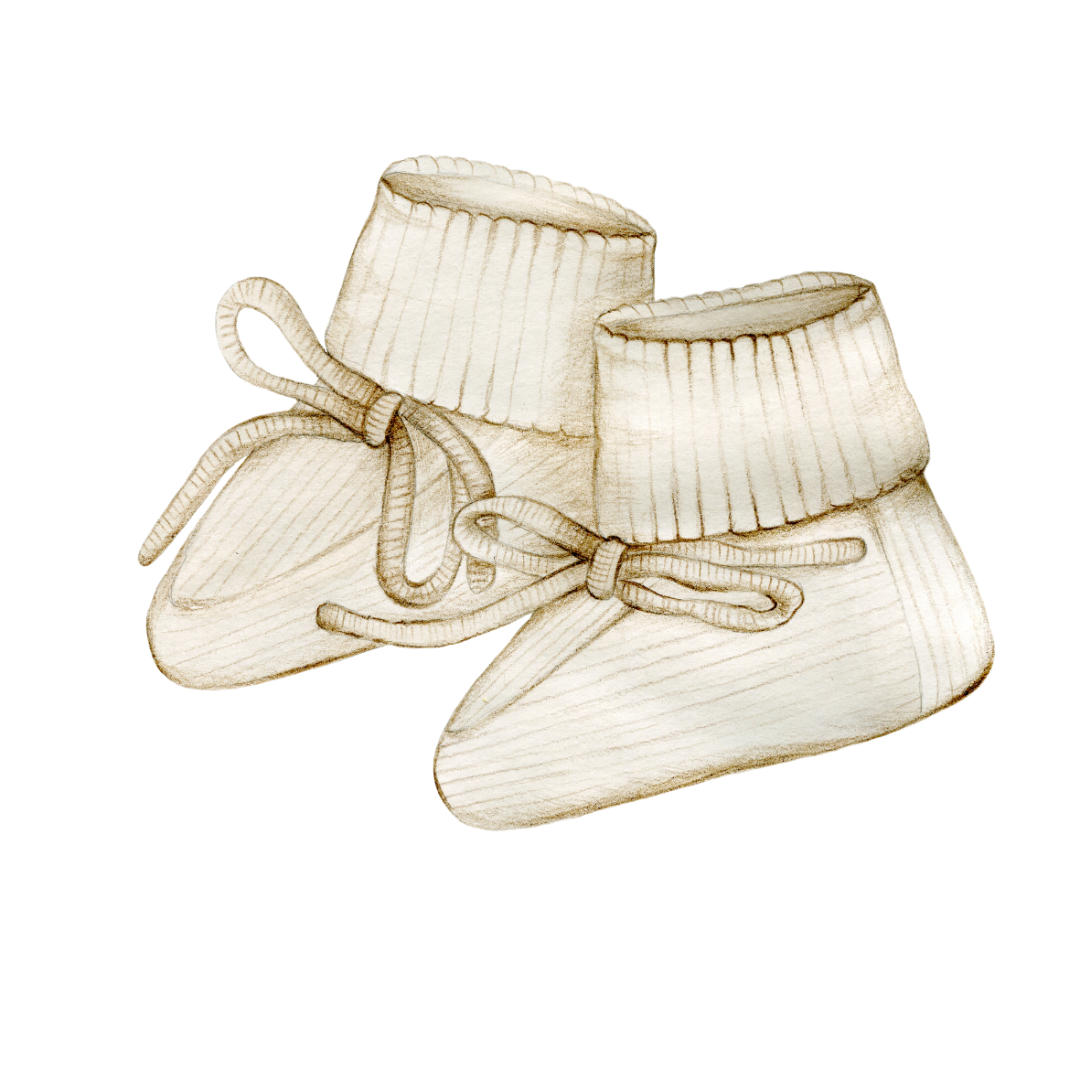 Biscuit Baby Shower Chausson