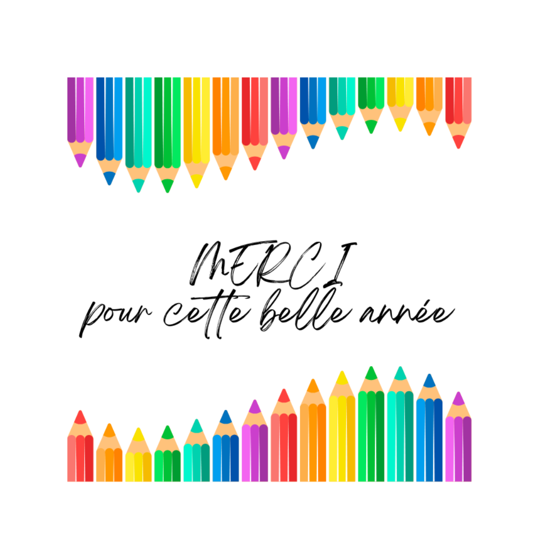 Biscuit Ecole Merci Crayons