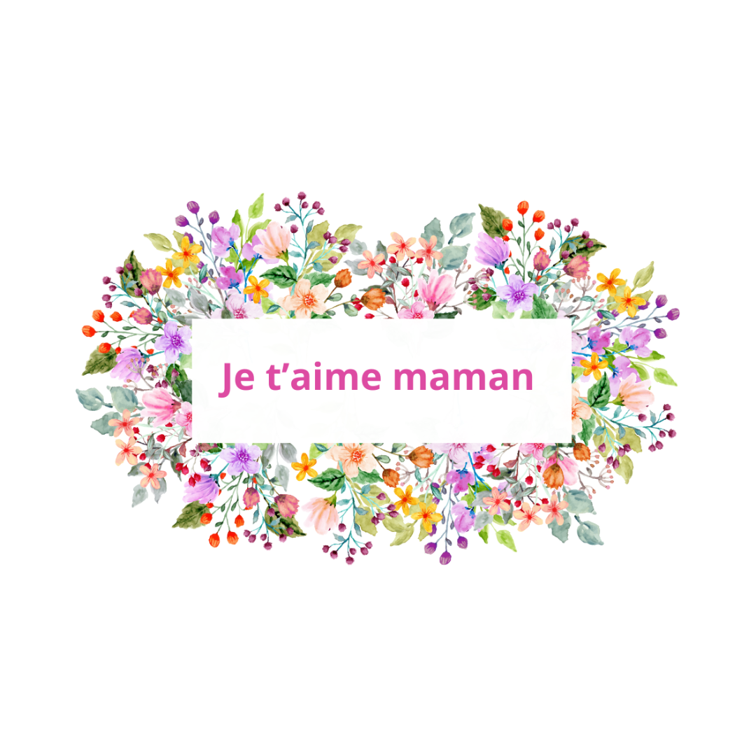 Biscuit Fête des Mères Je t'aime