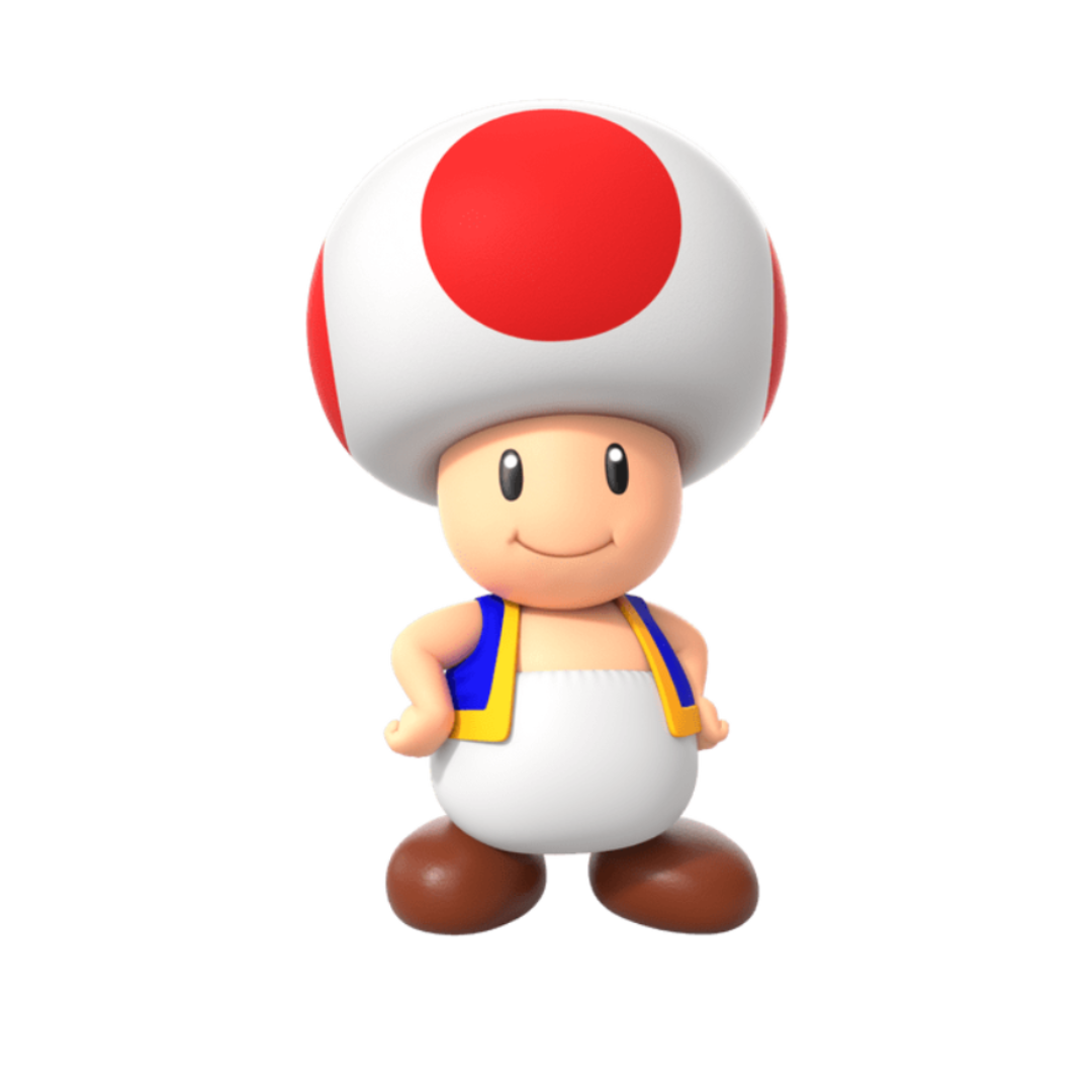Biscuit Mario Toad
