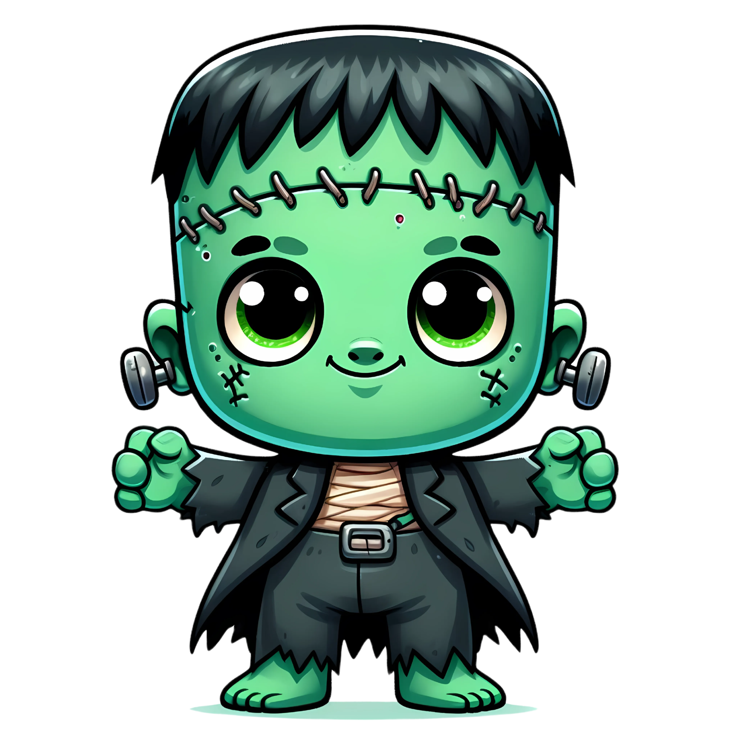 Biscuit Halloween Frankenstein