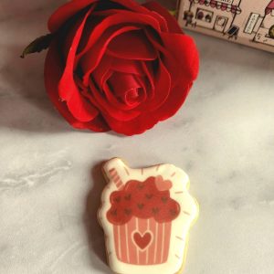 Biscuit Saint Valentin Cupcake