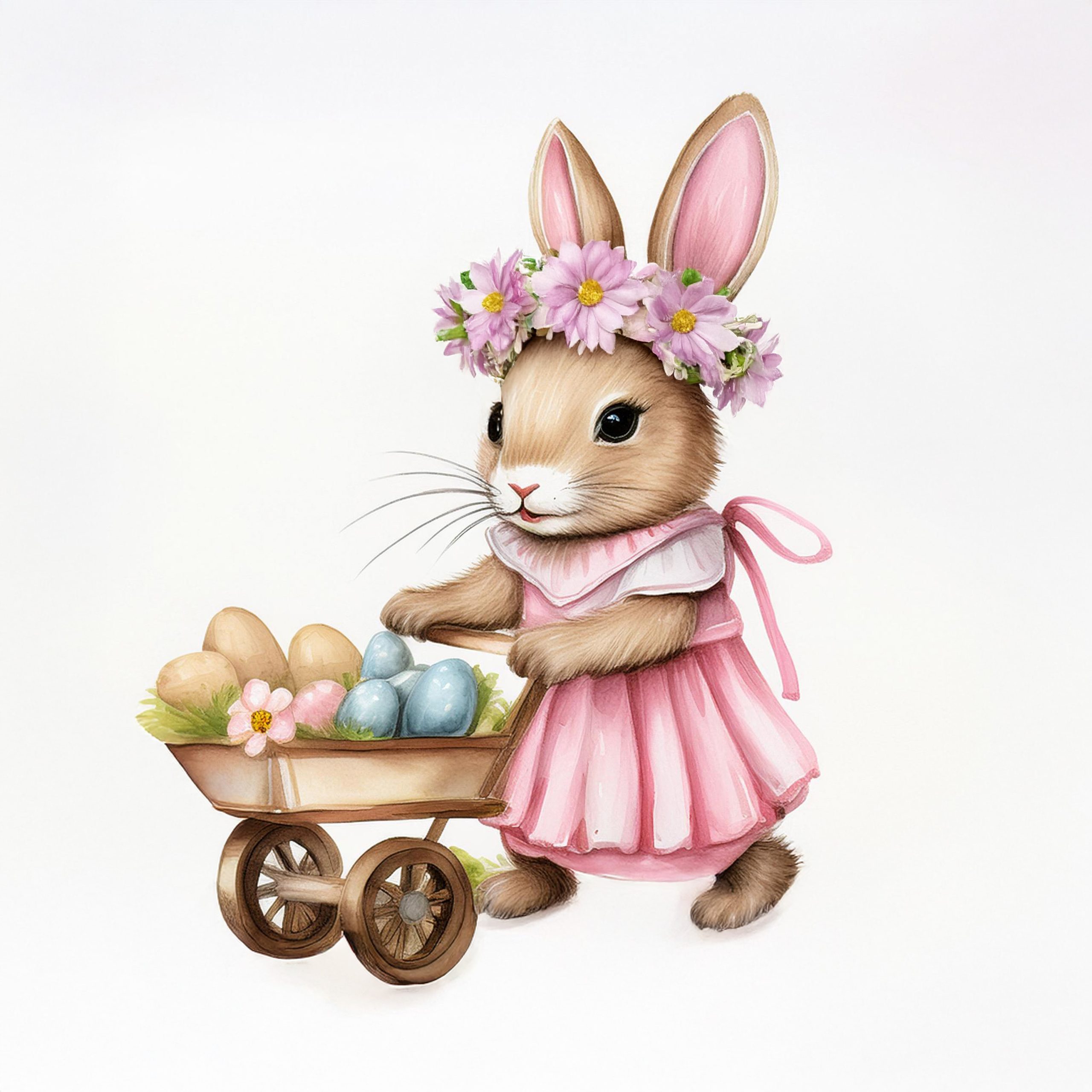 Biscuit Pâques Lapin Brouette