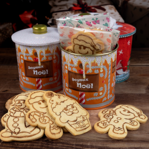 Coffret Noël Sablés Vanille Cacao