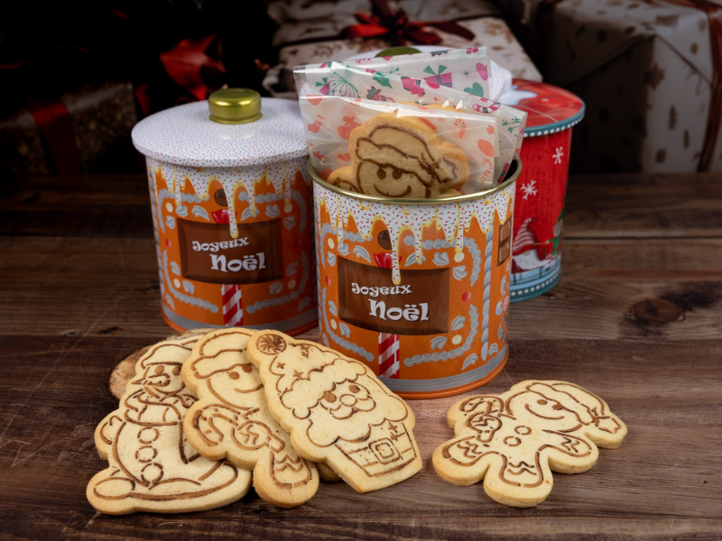 Coffret Noël Sablés Vanille Cacao