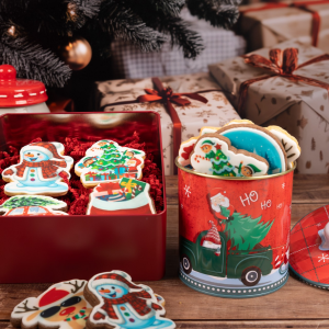 Coffret Noël 6 biscuits décorés
