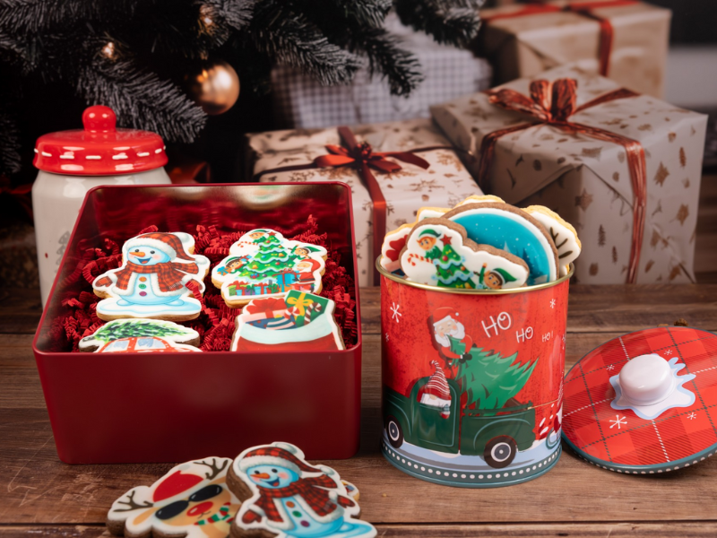 Coffret Noël 6 biscuits décorés