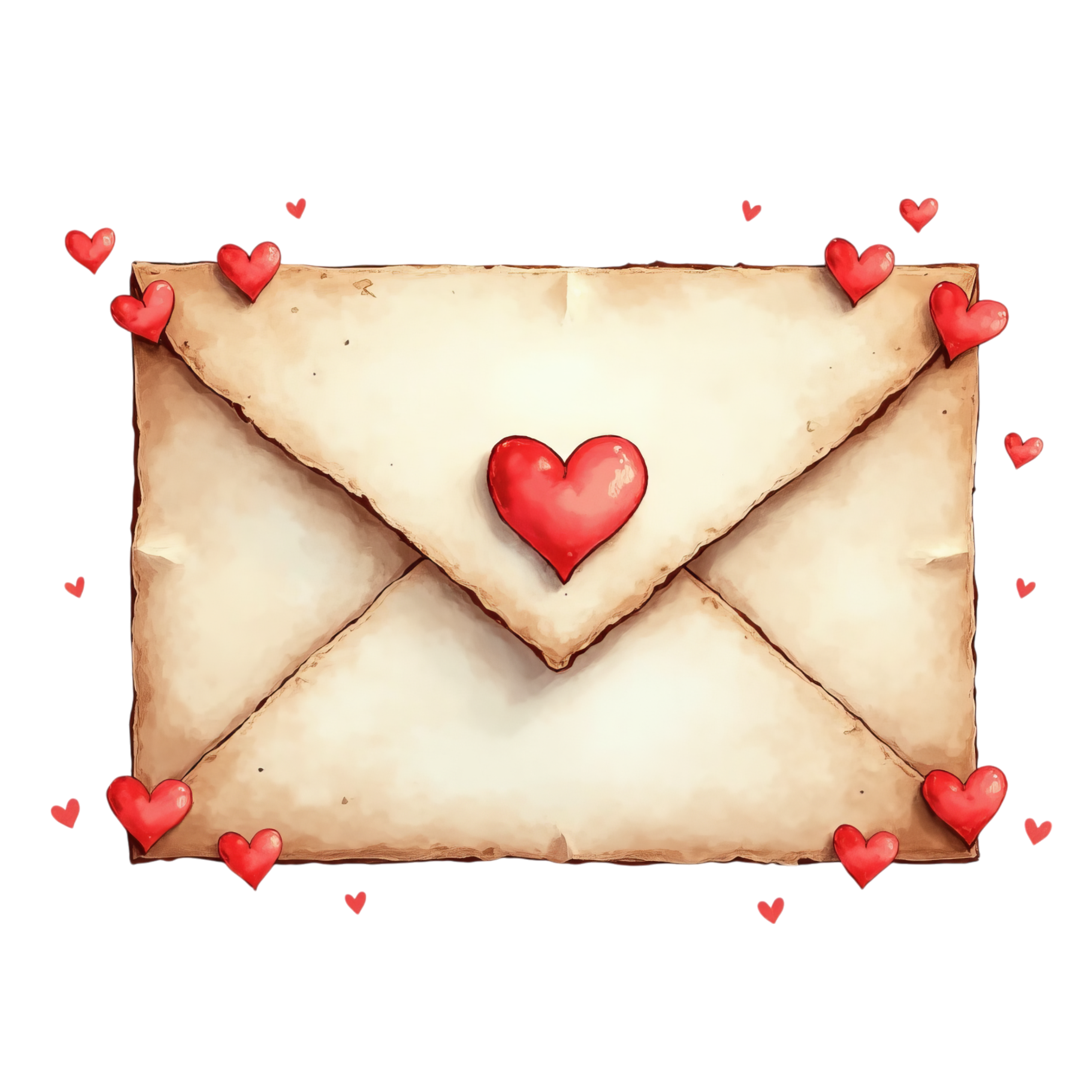 Biscuit Saint Valentin enveloppe